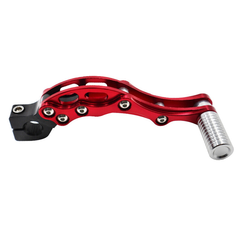 Red Motorcycle CNC Aluminum Alloy Footrest Pedal Gear Shift Shifter Lever 170MM