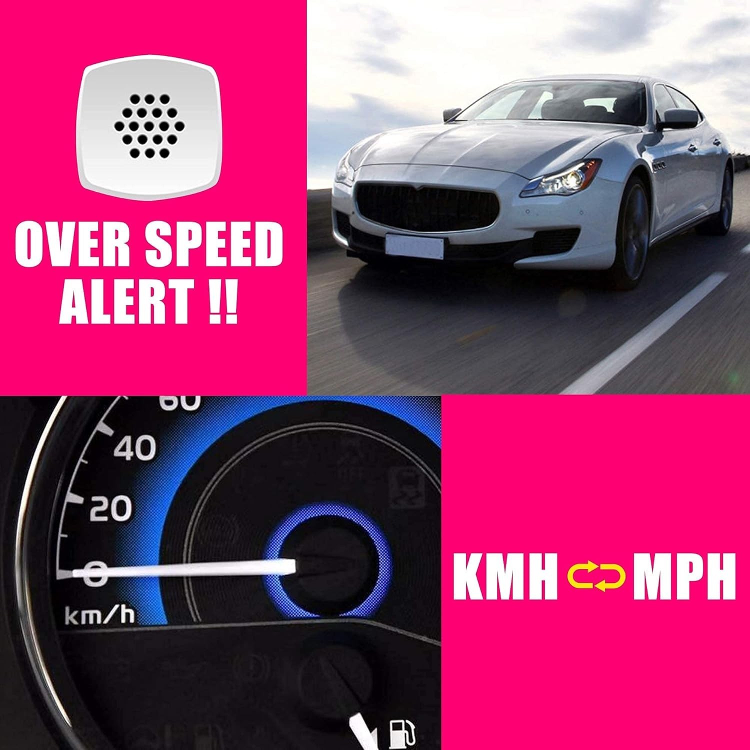 Multi-Function GPS Speedometer with Large 6.2 Inch Display for All Vehicles