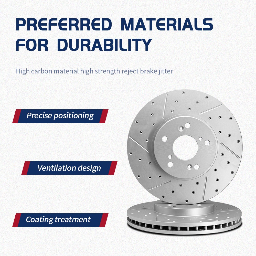 262mm For 2002 – 2006 Acura RSX Front Disc Rotors Ceramic Brake Pads