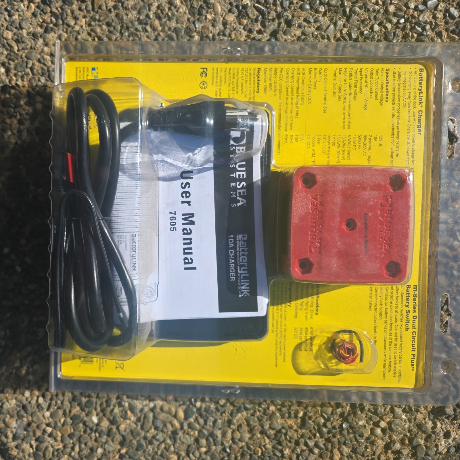 Blue Sea 7655 Marine Mini Add-A-Battery Plus Kit – 65A (North America)