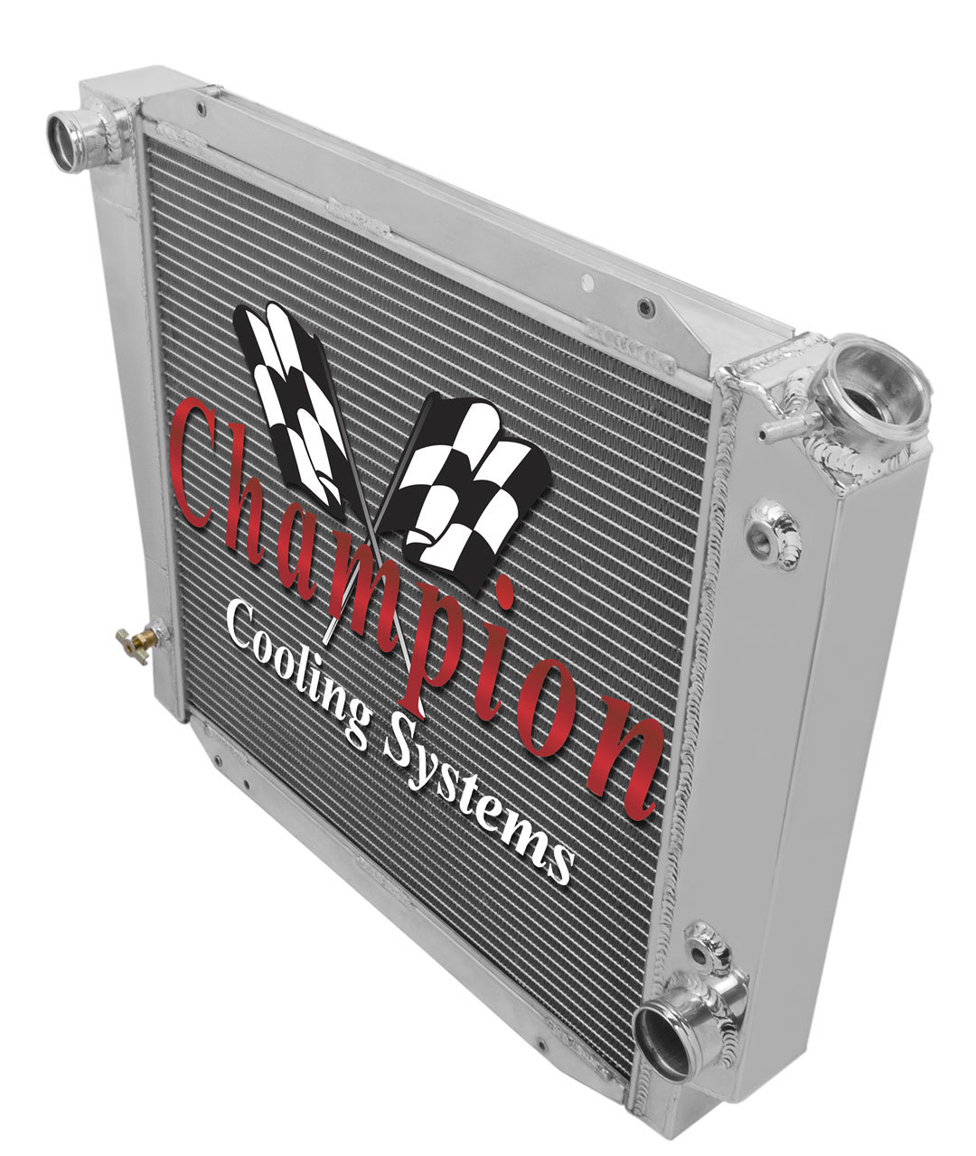 4 Row Aluminum Champion Radiator for 1966 – 1977 Ford Bronco V8 Engine #MC521