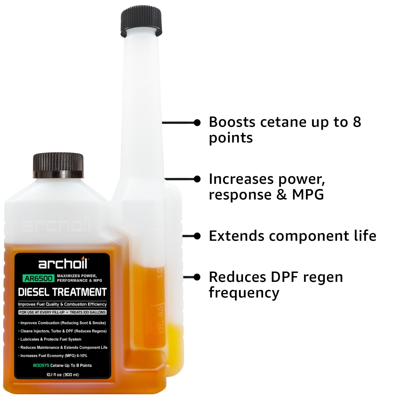 Archoil AR6500 Diesel Treatment (10.1oz) Four Pack – For All Diesel Vehicles