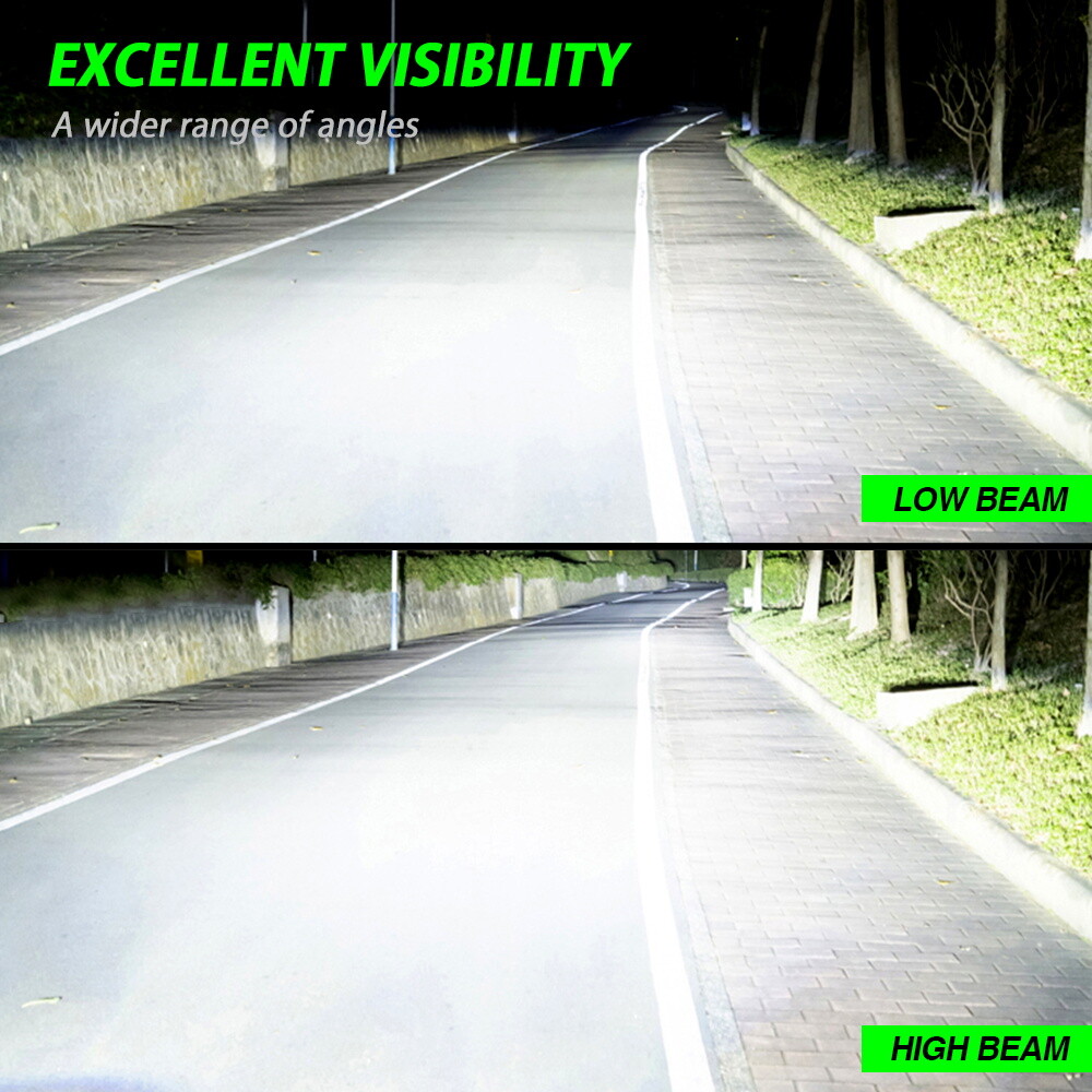 NOVSIGHT H11 LED Headlight Kit Low Beam Bulbs Super Bright 22000LM 6500K White