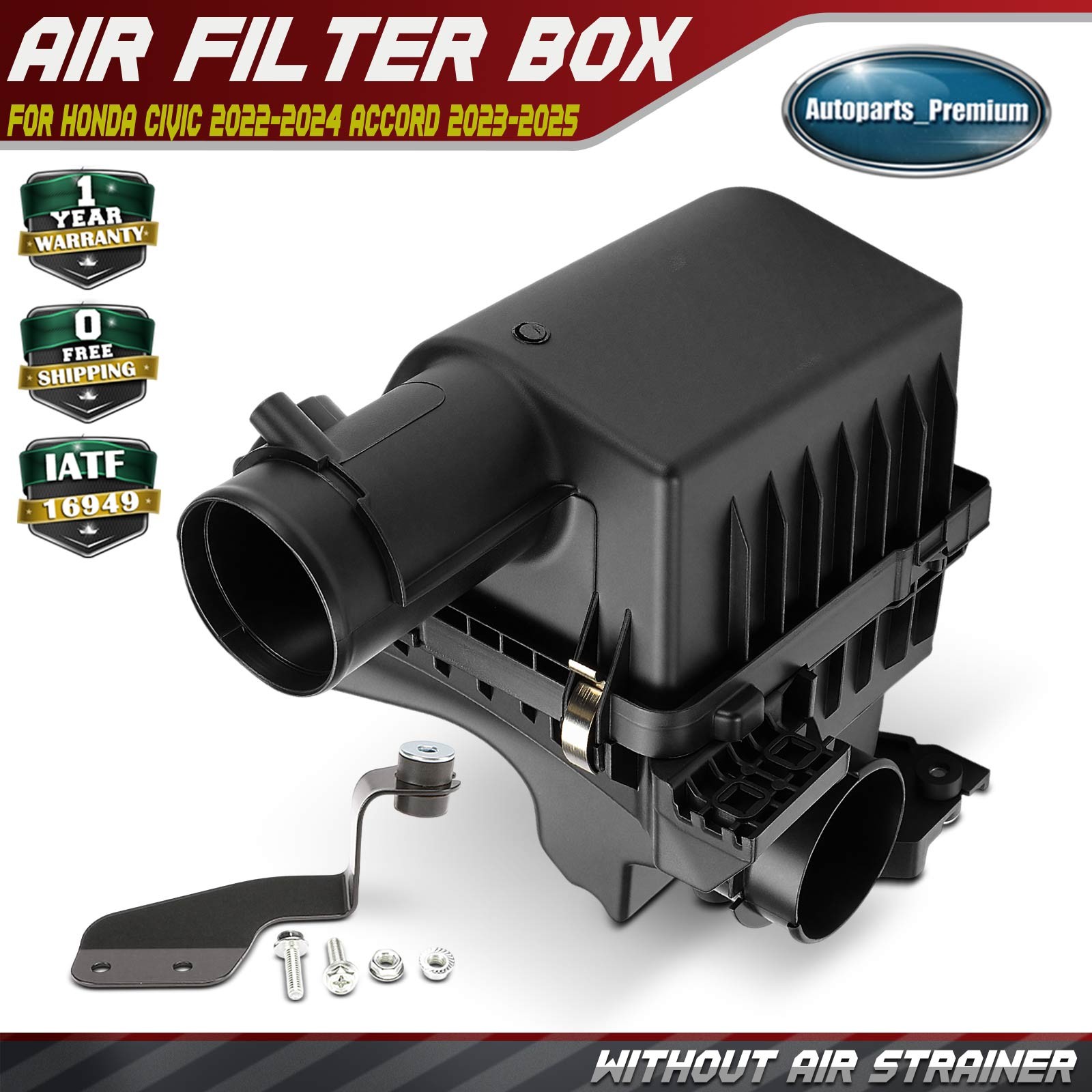 Air Filter Housing Box for Honda Civic 2022-2024 Accord 2023-2025 1720164AA00