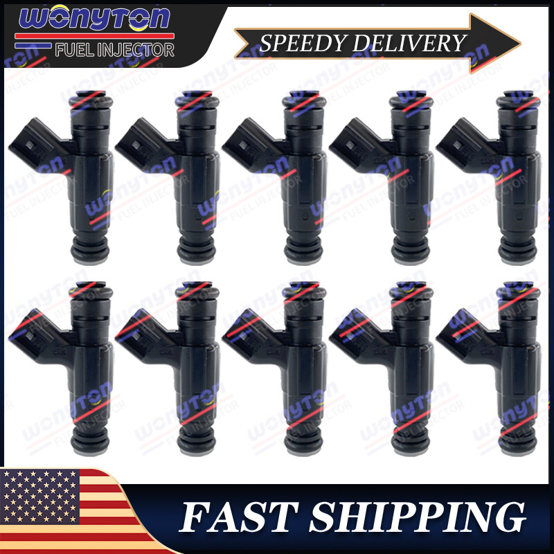 10Pcs OEM Fuel Injectors 0280155780 For Dodge Ram 2500 3500 8.0L V10
