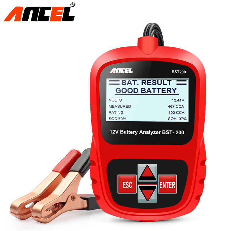 ANCEL BST200 Car Battery Tester Bad Cell Load Test Digital Analyzer Tester Tool
