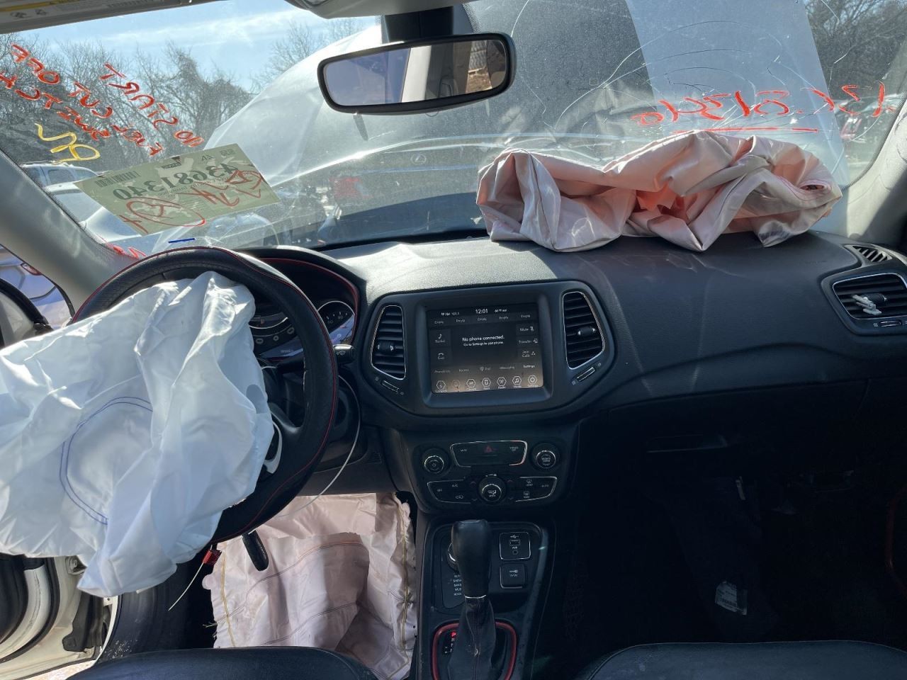 Passenger Front Seat Manual Cloth And Leather Fits 17-21 COMPASS 1003851