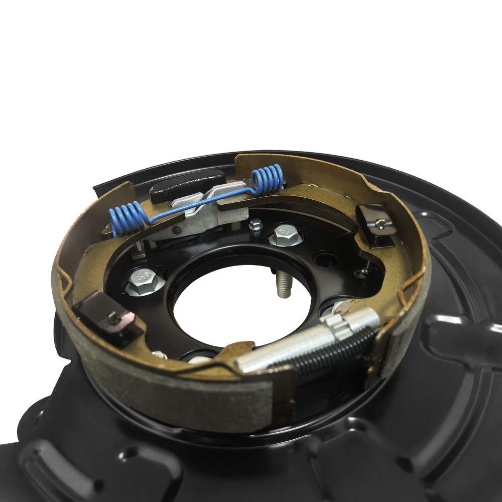 Rear Left & Right Black Brake Backing Plate Dust Shield for 2012-2020 Ford F-150
