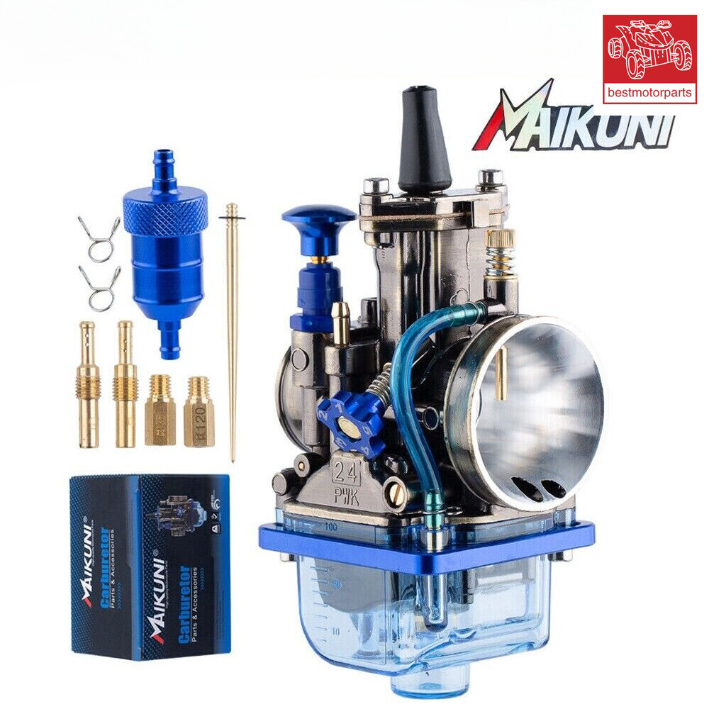 PWK 24 24mm Carburetor Power Jet For 50cc-100cc Dirt Bike Scooter Kart ATV Carb
