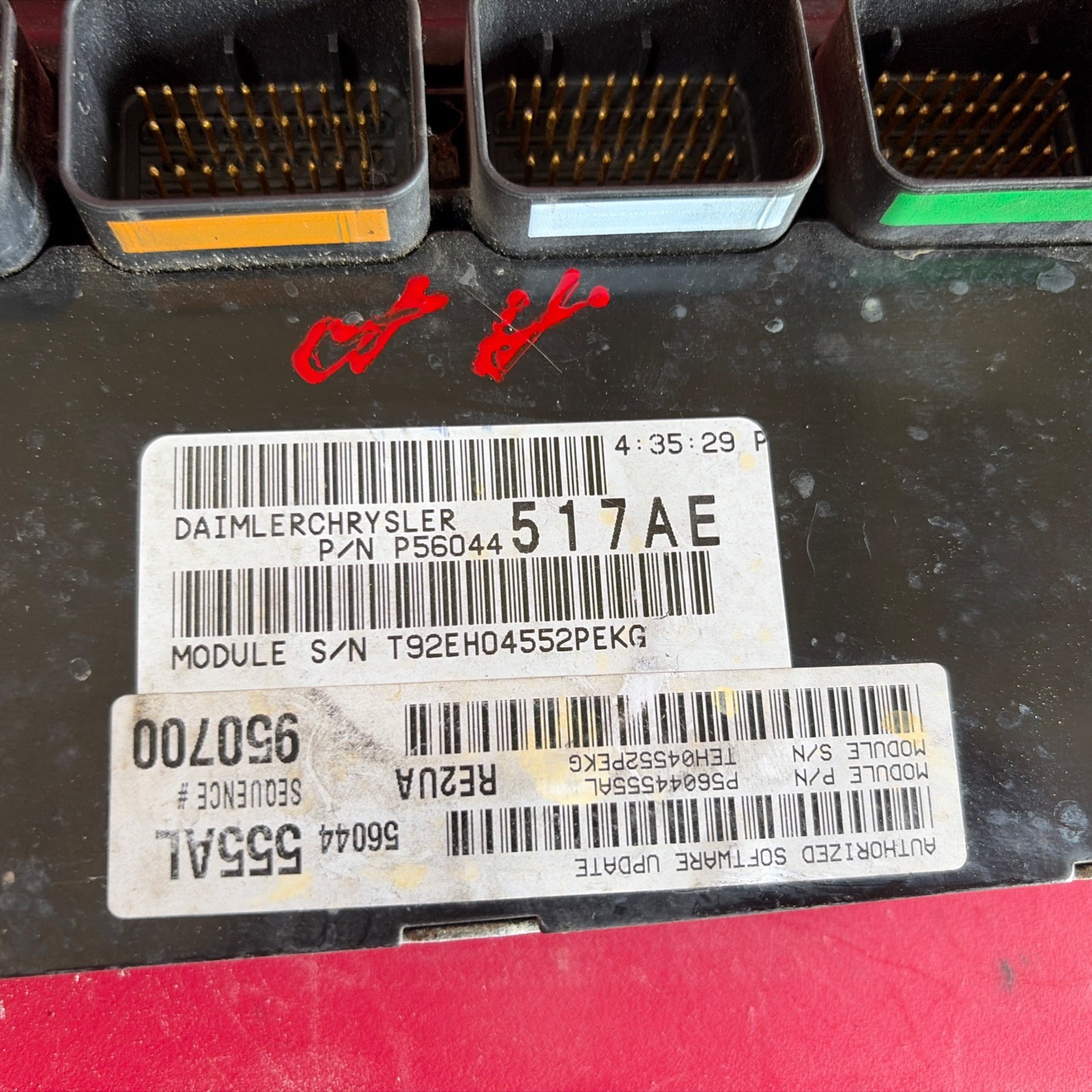 2005 JEEP GRAND CHEROKEE 5.7 ECU ECM PCM COMPUTER MODULE P56044517AE 56044555AL