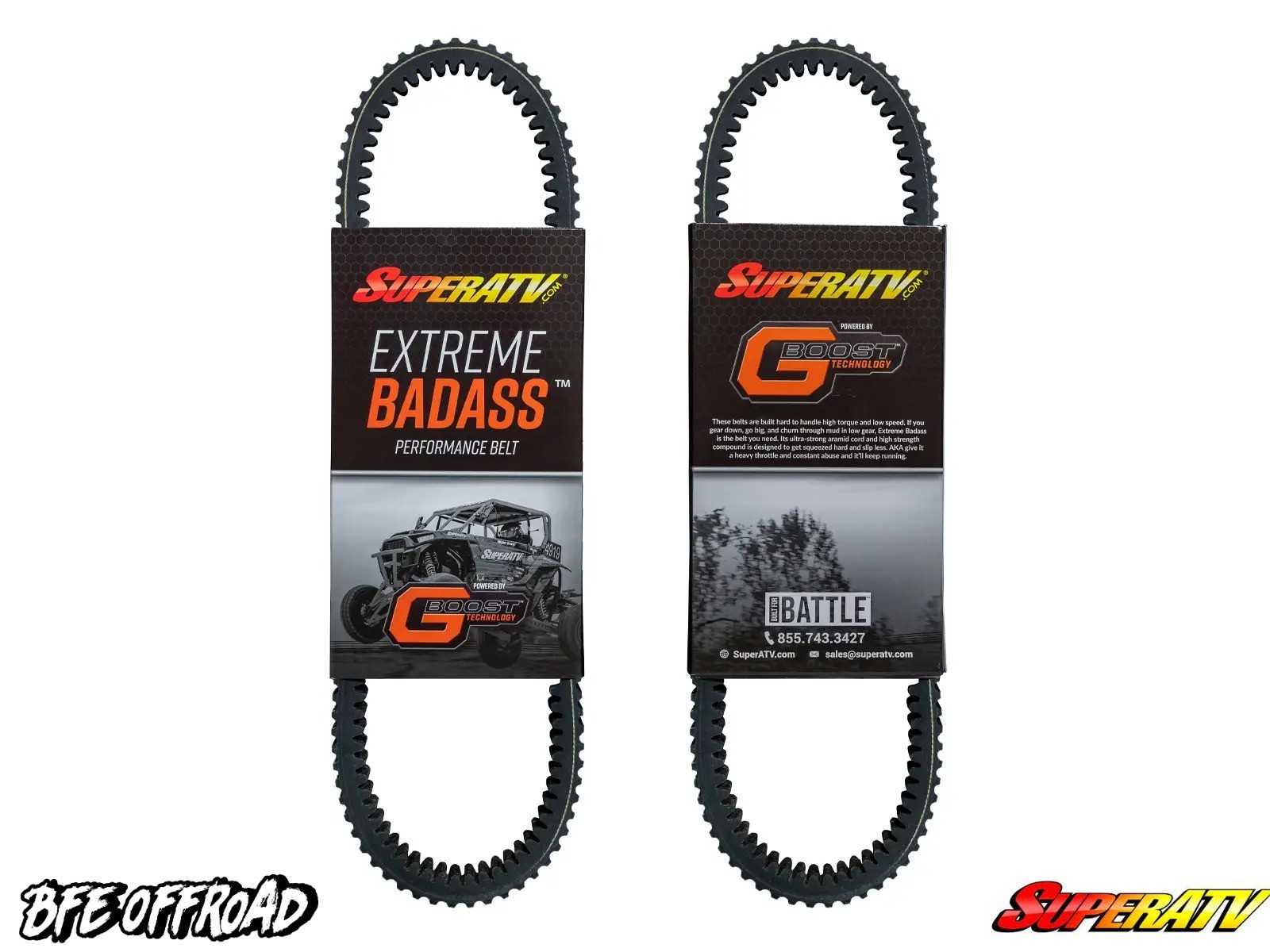 SuperATV GBoost Extreme Badass Heavy Duty Drive Belt RZR XP1000 XP4 2024+ RS1