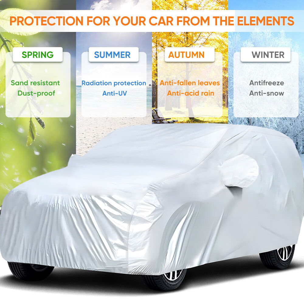 Waterproof Truck SUV Car Cover Outdoor Dust Rain UV Resistant Protect for Honda