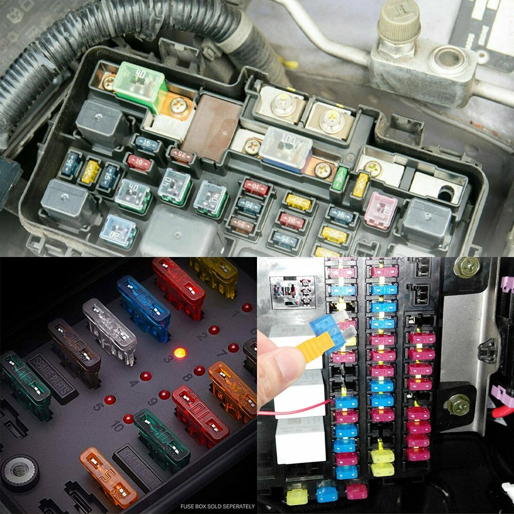 Car Blade Fuse Assorted Assortment Kit Blade Set Auto Truck Automotive CN 220x