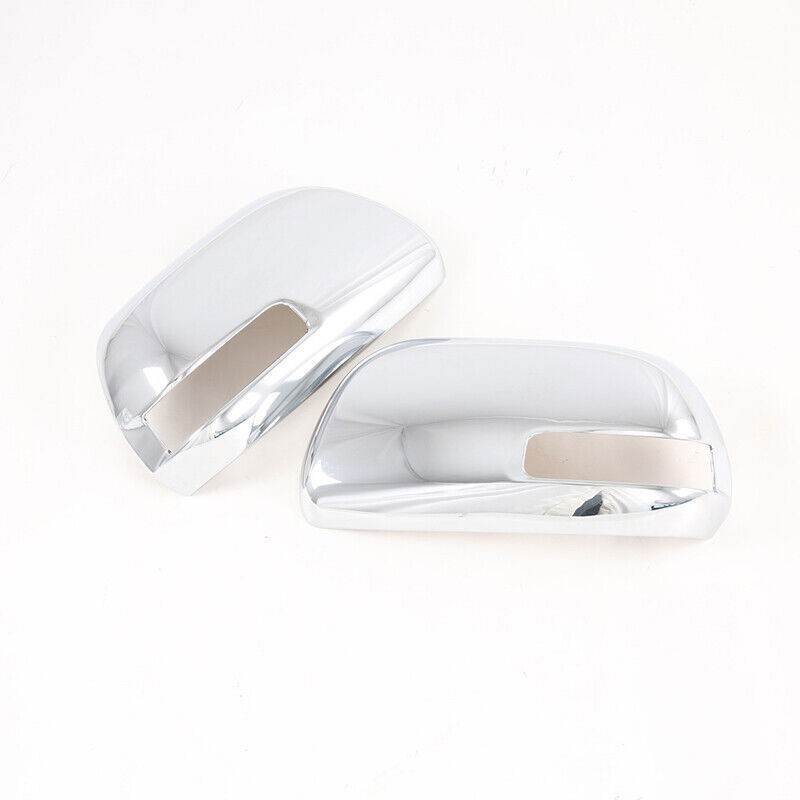 chrome abs Side Mirrors Rearview Trim Cover 2PCS For Toyota Sienna 2015-2020