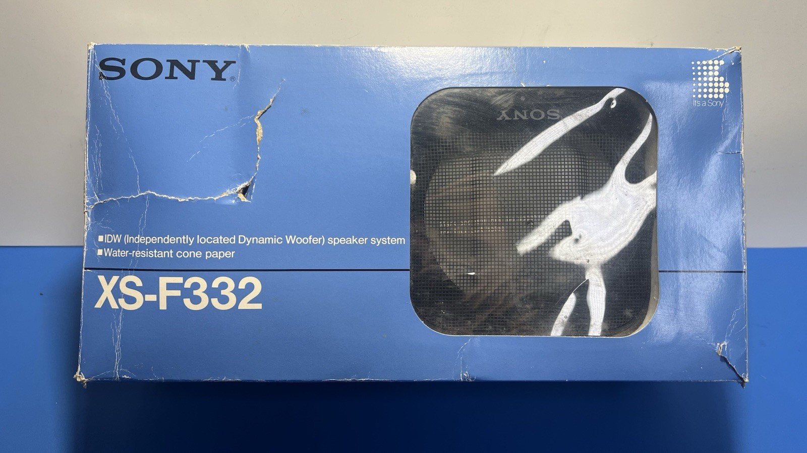 Sony XS-F332 4Ω 100W 2-Way Car Speakers Pair Vintage Made in Japan w/ Box