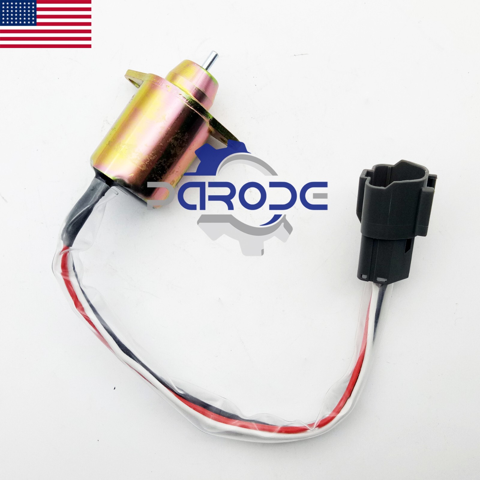 M810324 Fuel Shut Off Solenoid 12V for John Deere 2025R 2027R 2032R 2036R 3028EN