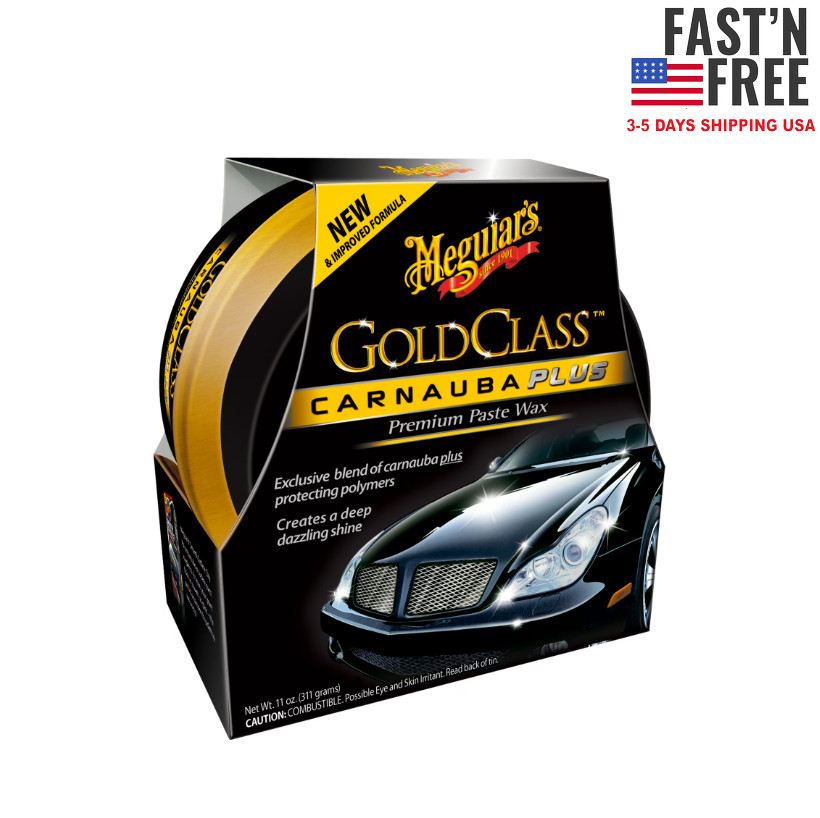 Meguiar’s Gold Class Carnauba Plus Premium Paste Wax, G7014J, 11 oz