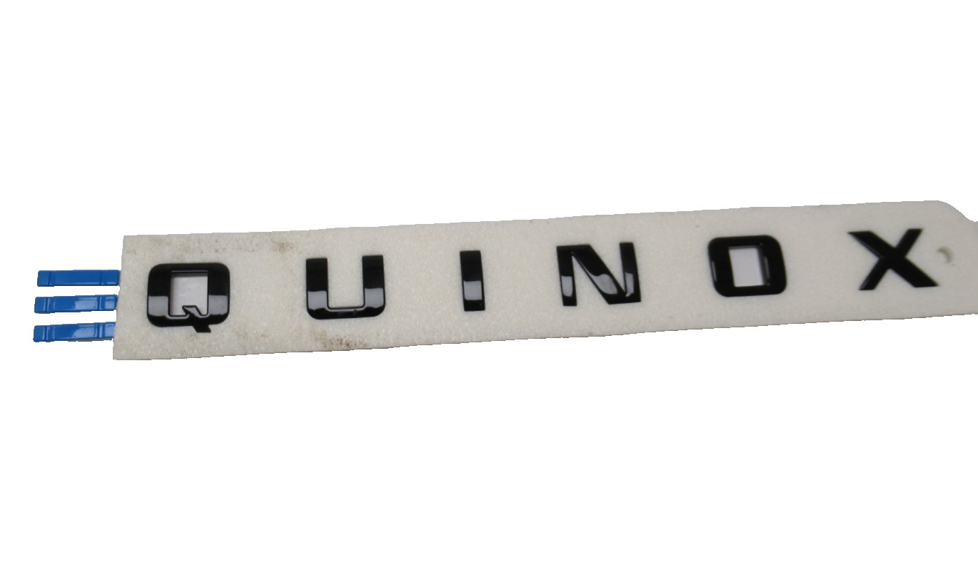 Genuine GM Emblem Equinox EV Black 12×1 inches 2024-2026 Chevrolet Equinox EV