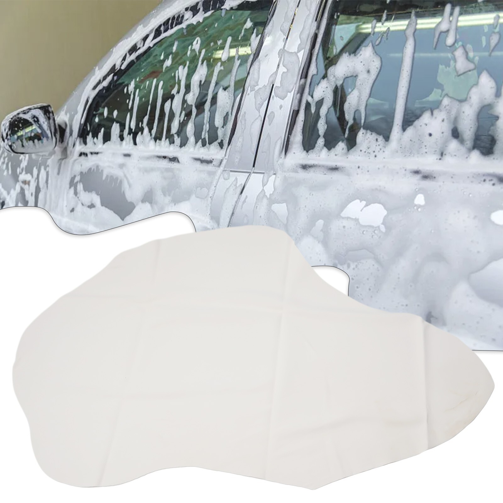 Irregular Shape Car Washing Towel Equipment Lightweight Cloth Portable