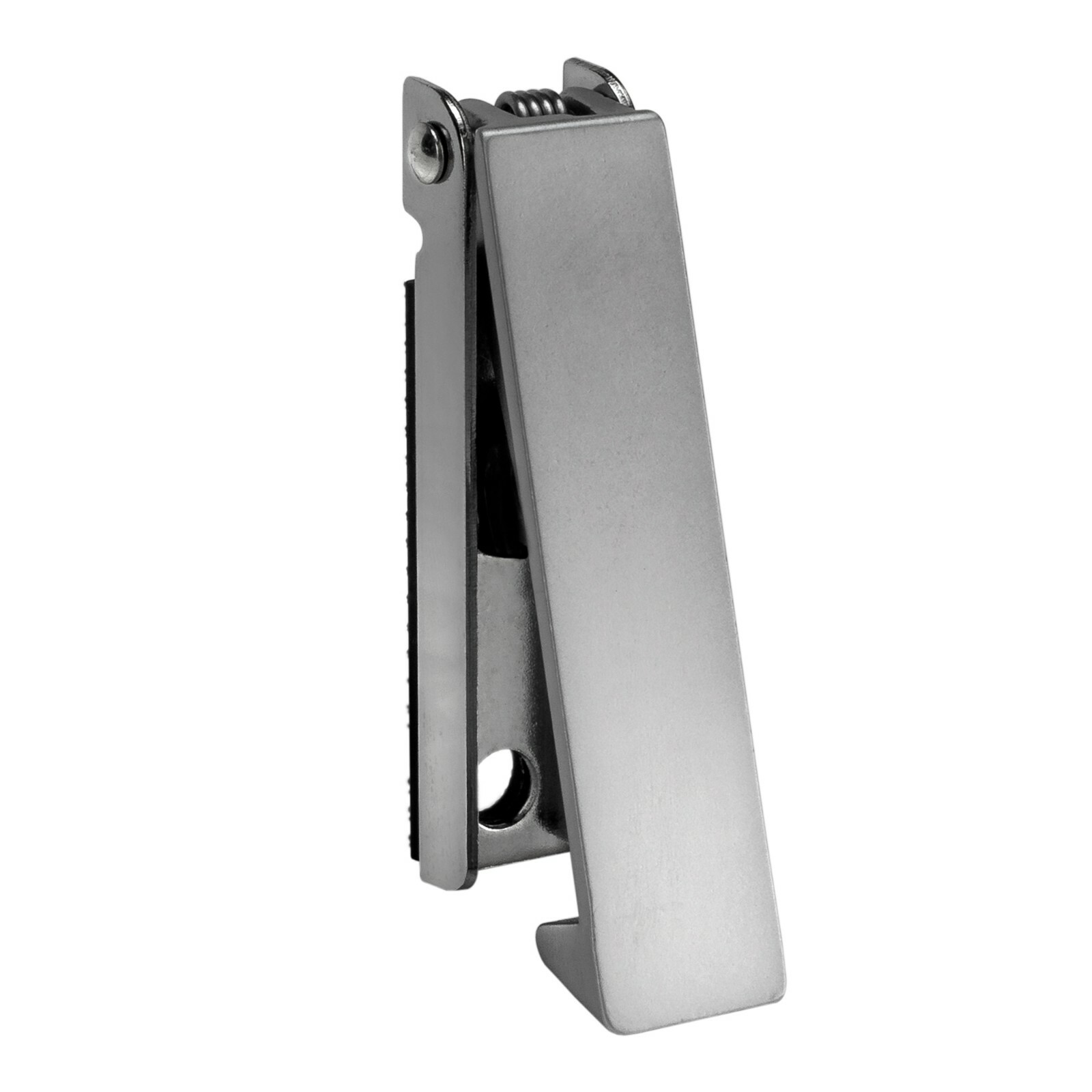 RV Stainless Steel Baggage Door Catch Square Rubber Bottom Mounting 1 Catch