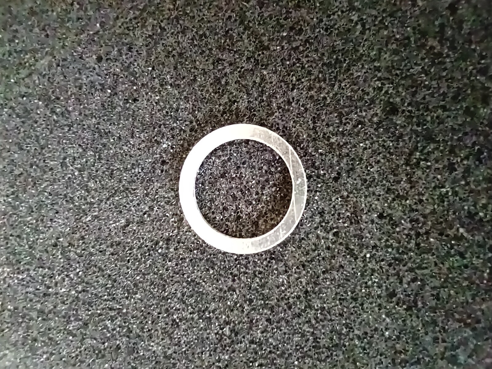 M10 1pc Solid Aluminum Crush Washer Seal Flat Ring Gasket 10mm(ID) x 14mm(OD)USA
