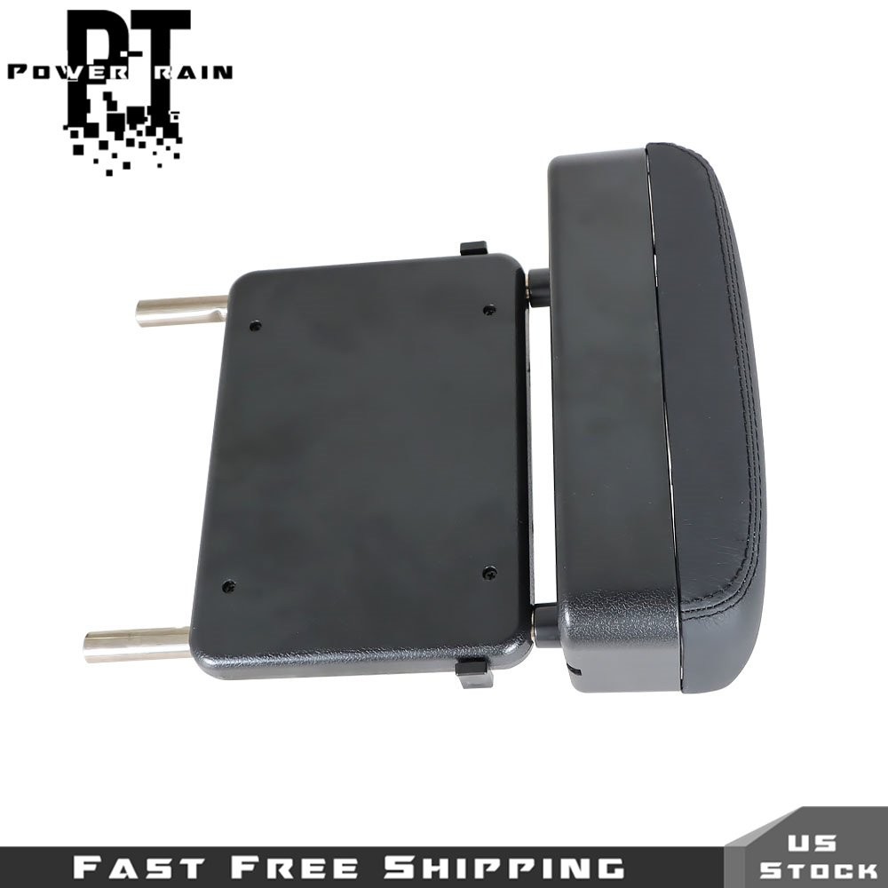 Universal Car Armrest Box Elbow Support Adjustable Center Console Armrest Black