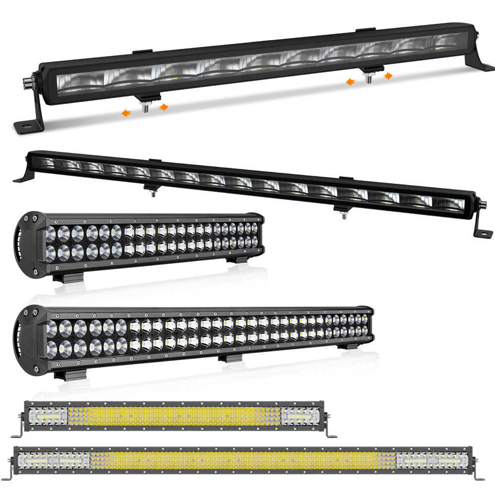 30″ 40″ 54″ LED Work Light Bar Spot Flood Combo Off Road Pickup Driving FOG Lamp