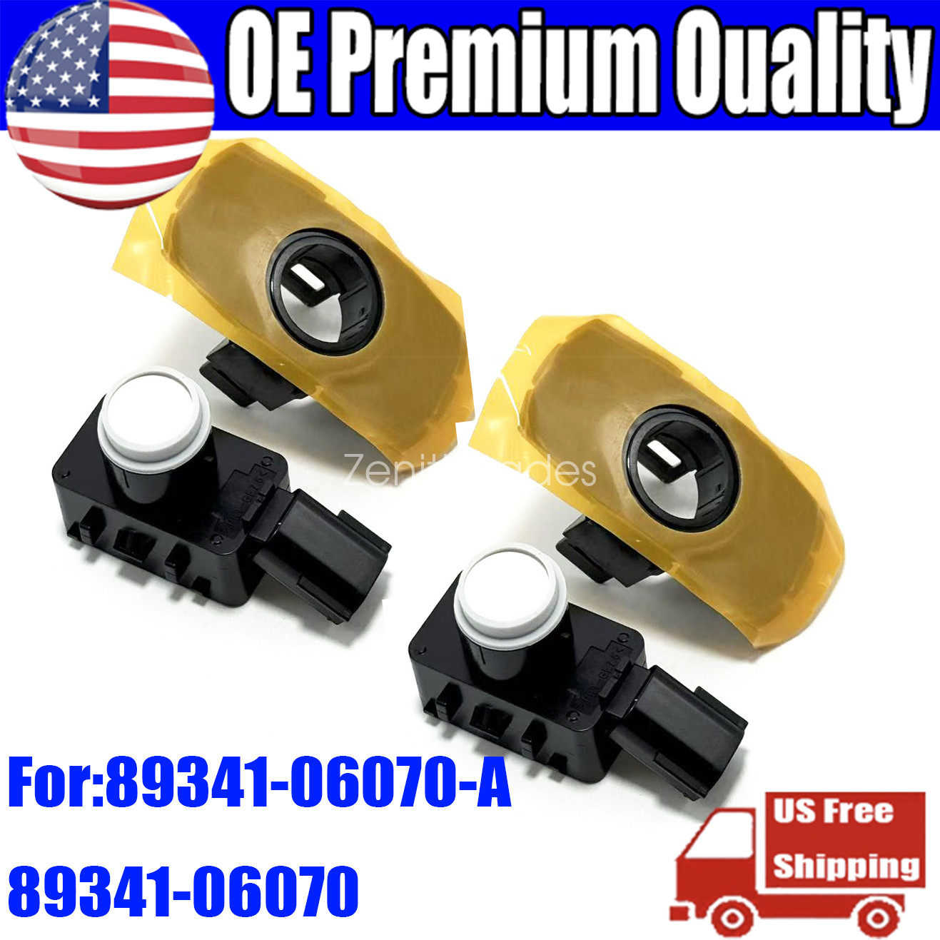 2x Parking Sensor 89341-06070-A For Lexus ES IS LS NX RX UX Toyota Camry RAV4