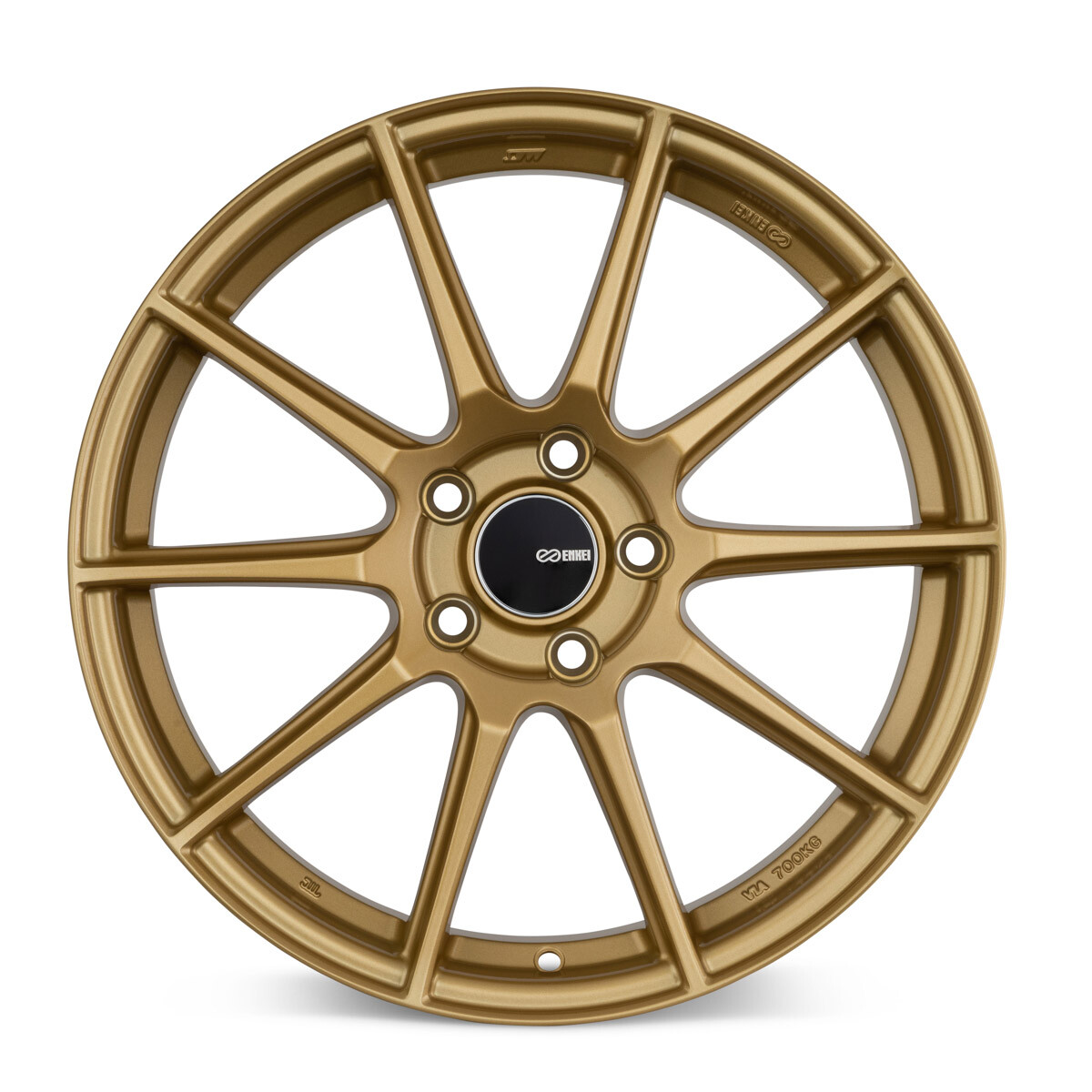 18×8.5 +50 Enkei TS10 5×114.3 Gold Paint Wheels (Set of 4)