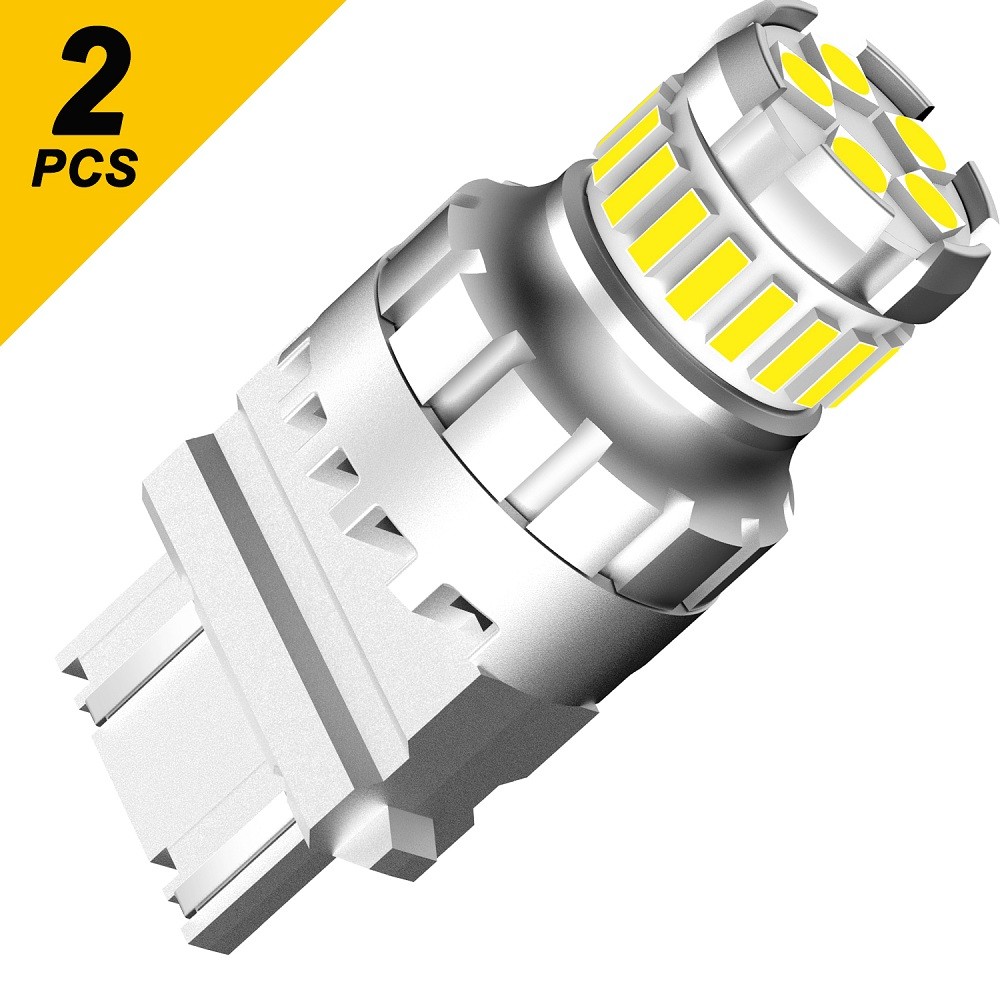 AUXITO 3157 3156 4114 LED DRL Driving Daytime Running Light Bulb Kit 6000K White