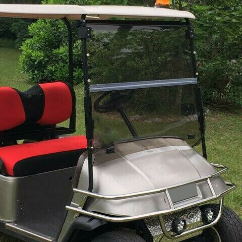 Folding Golf Cart Tinted Windshield Windscreen For EZGO TXT & Medalist 94-13 14
