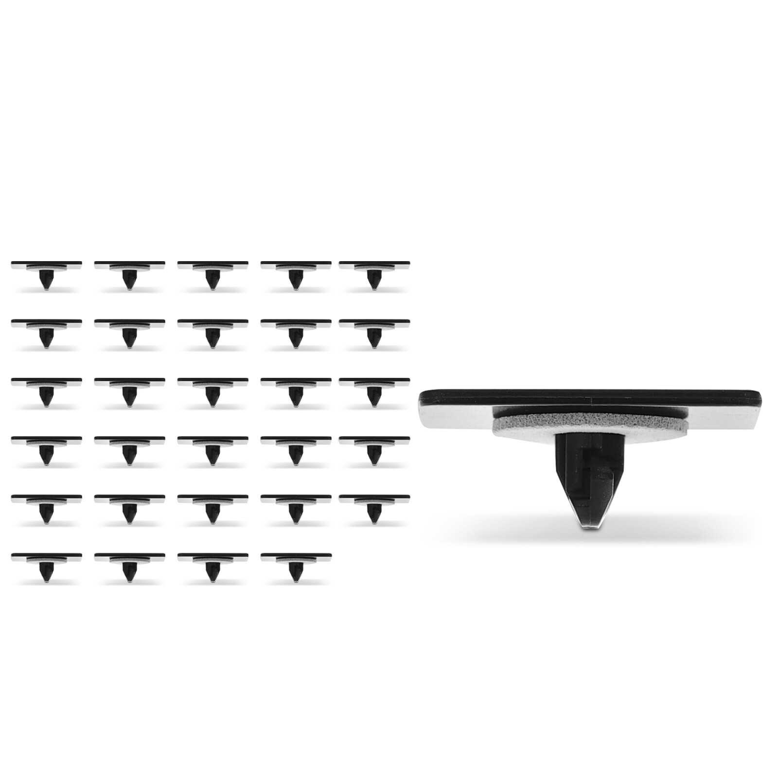 30x 10mm Stem Length Fender Moulding Clips Fasteners for Toyota Camry 5385712010