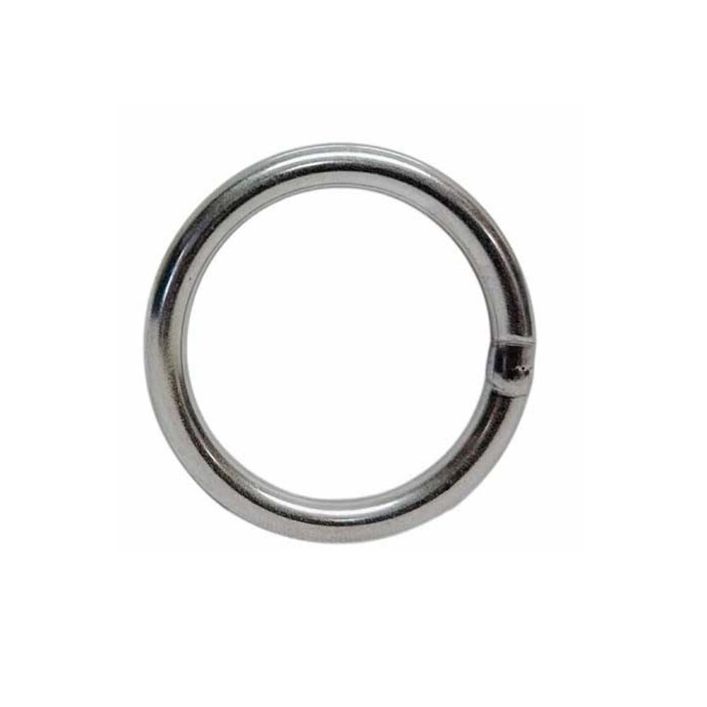 4 Pc 750 Lb WLL Mil Spec Stainless Steel Round Ring Link Connect 5/16″ x 1-9/16