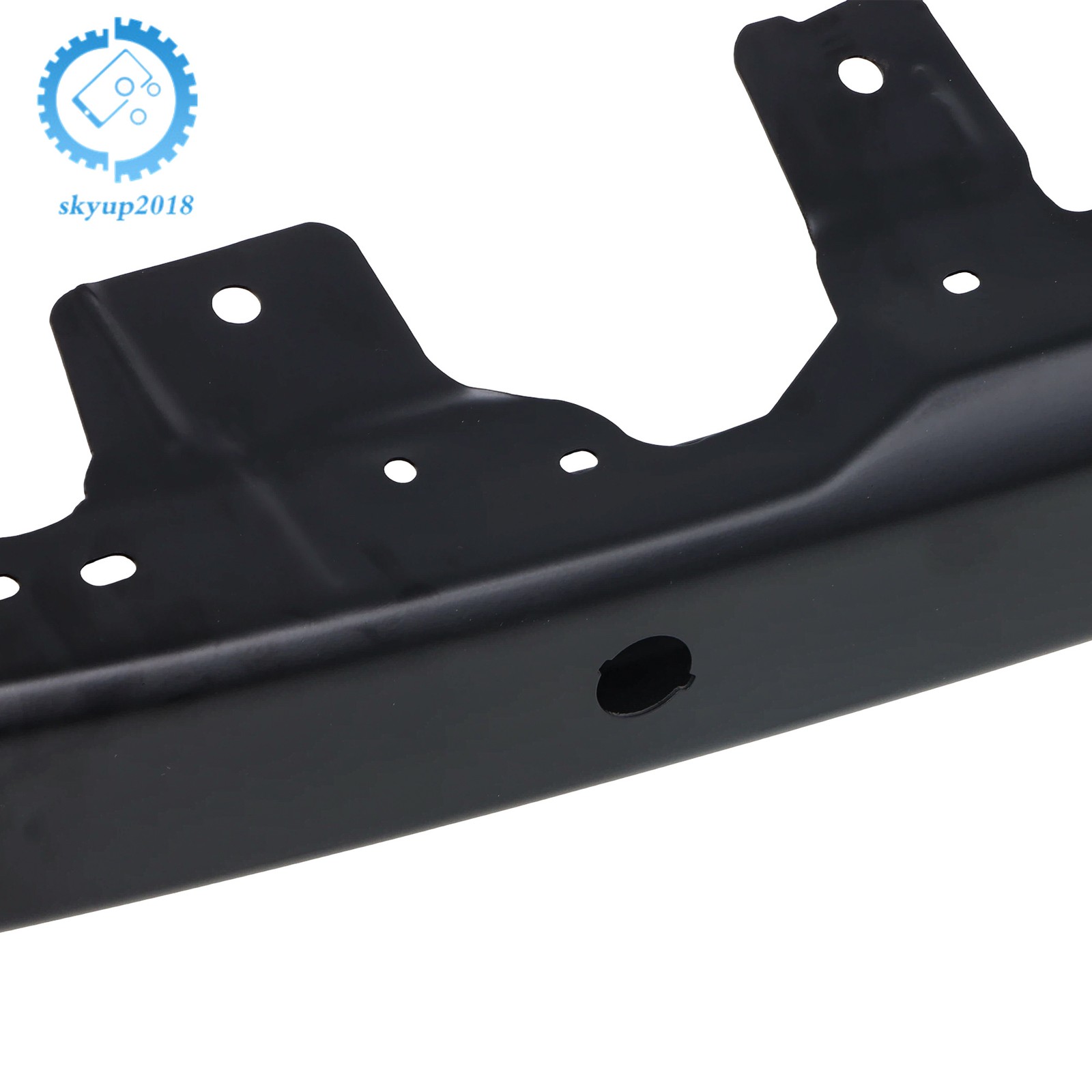GM1002899 Black Split Front Bumper With Sensor Holes For GMC Sierra 1500 2022-25