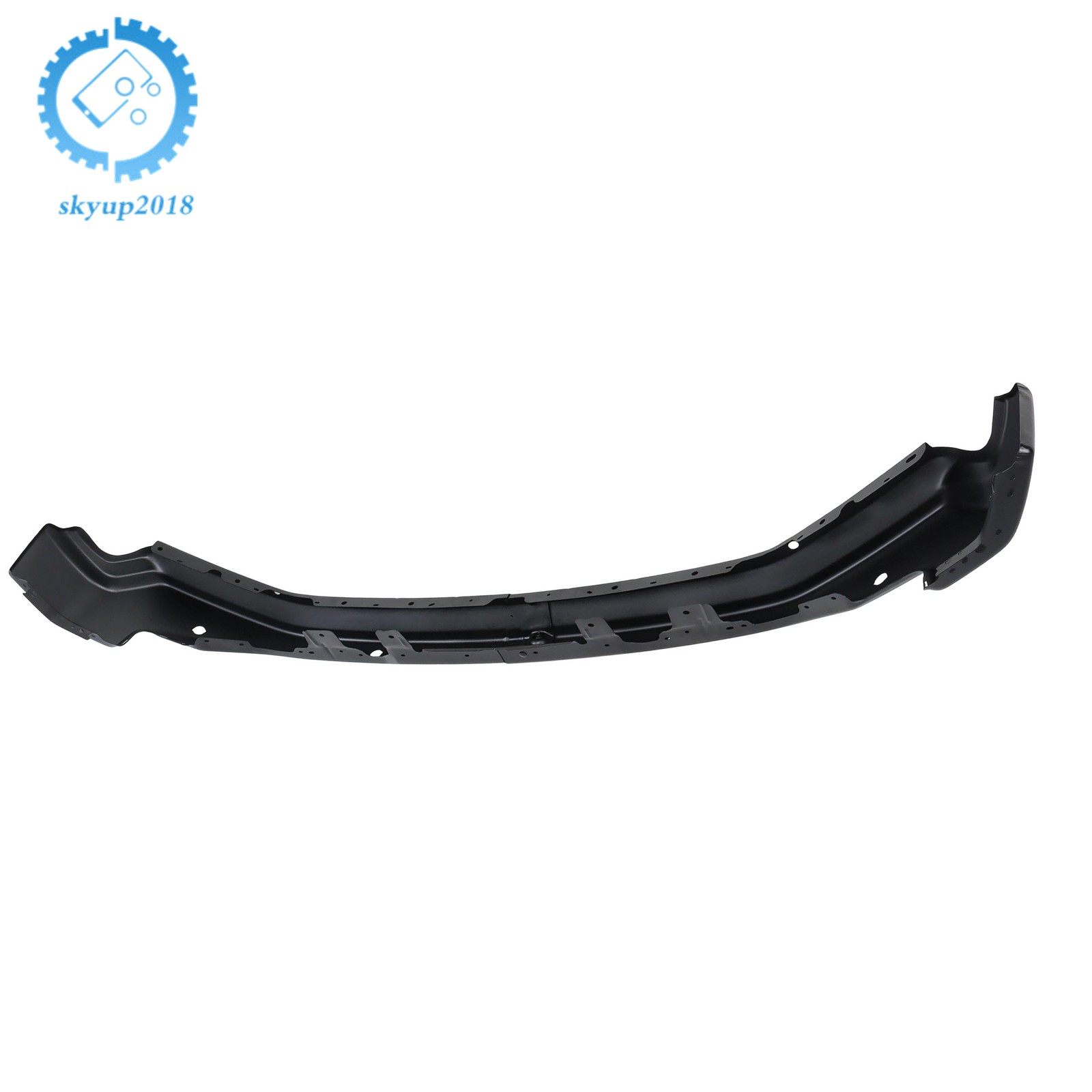 GM1002899 Black Split Front Bumper With Sensor Holes For GMC Sierra 1500 2022-25