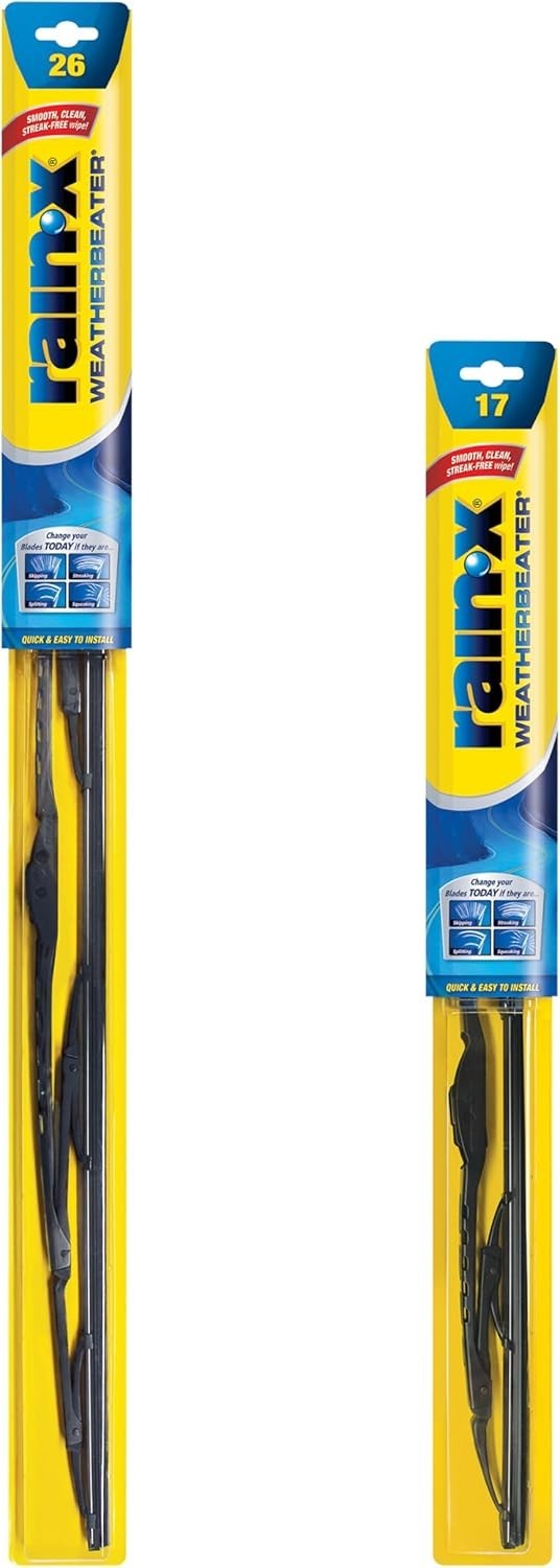 Rain-X 820248 WeatherBeater Wiper Blades, 26″ and 17″ Windshield Wipers, 2/PACK