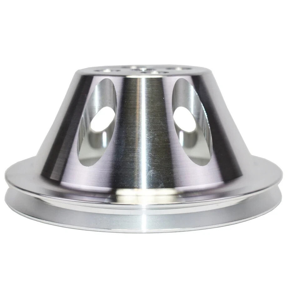 Small Block Chevy Water Pump Pulley Short Style SBC Single Groove Aluminum