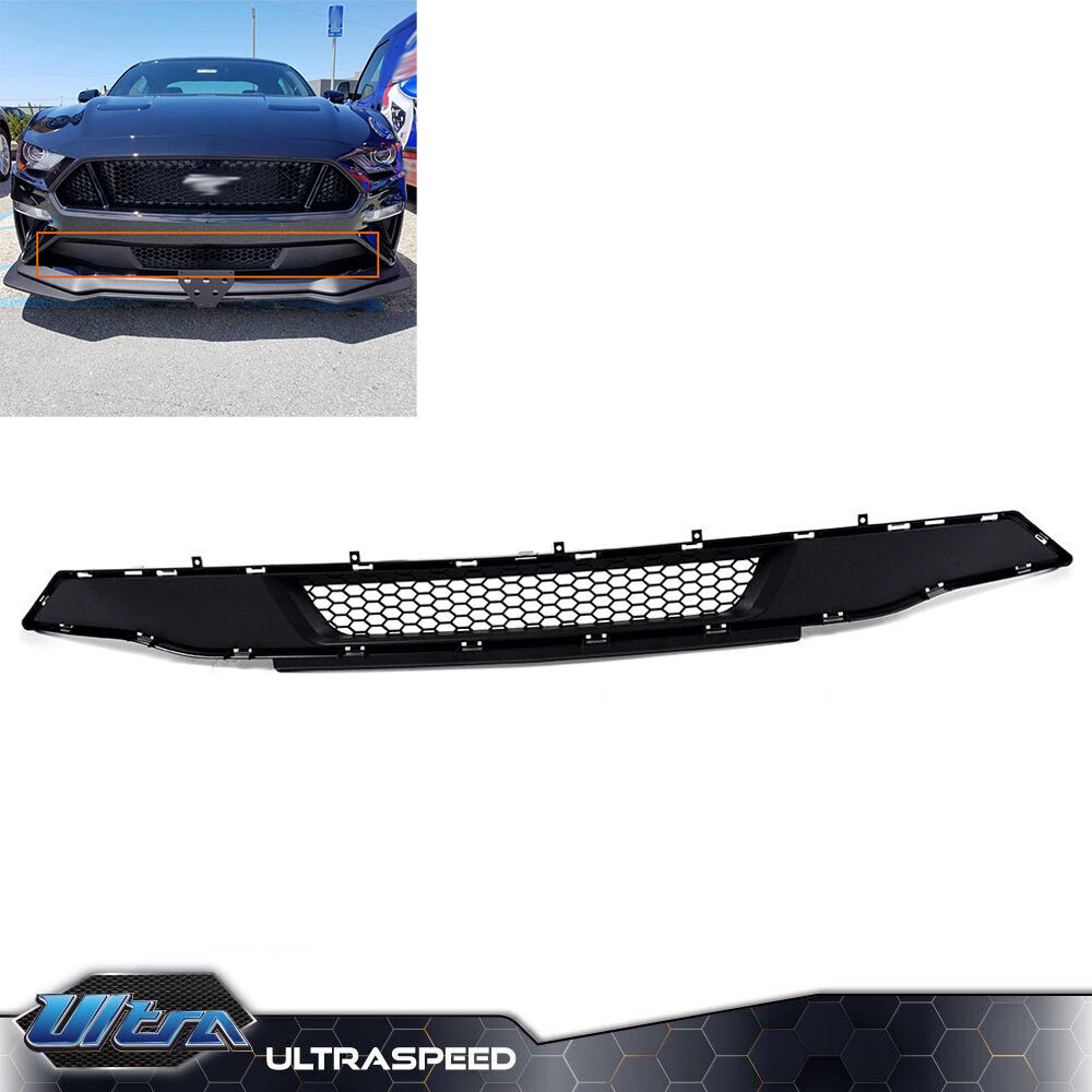 Fit For 2018-2023 Ford Mustang Front Bumper Grill Lower Grille Honeycomb Black