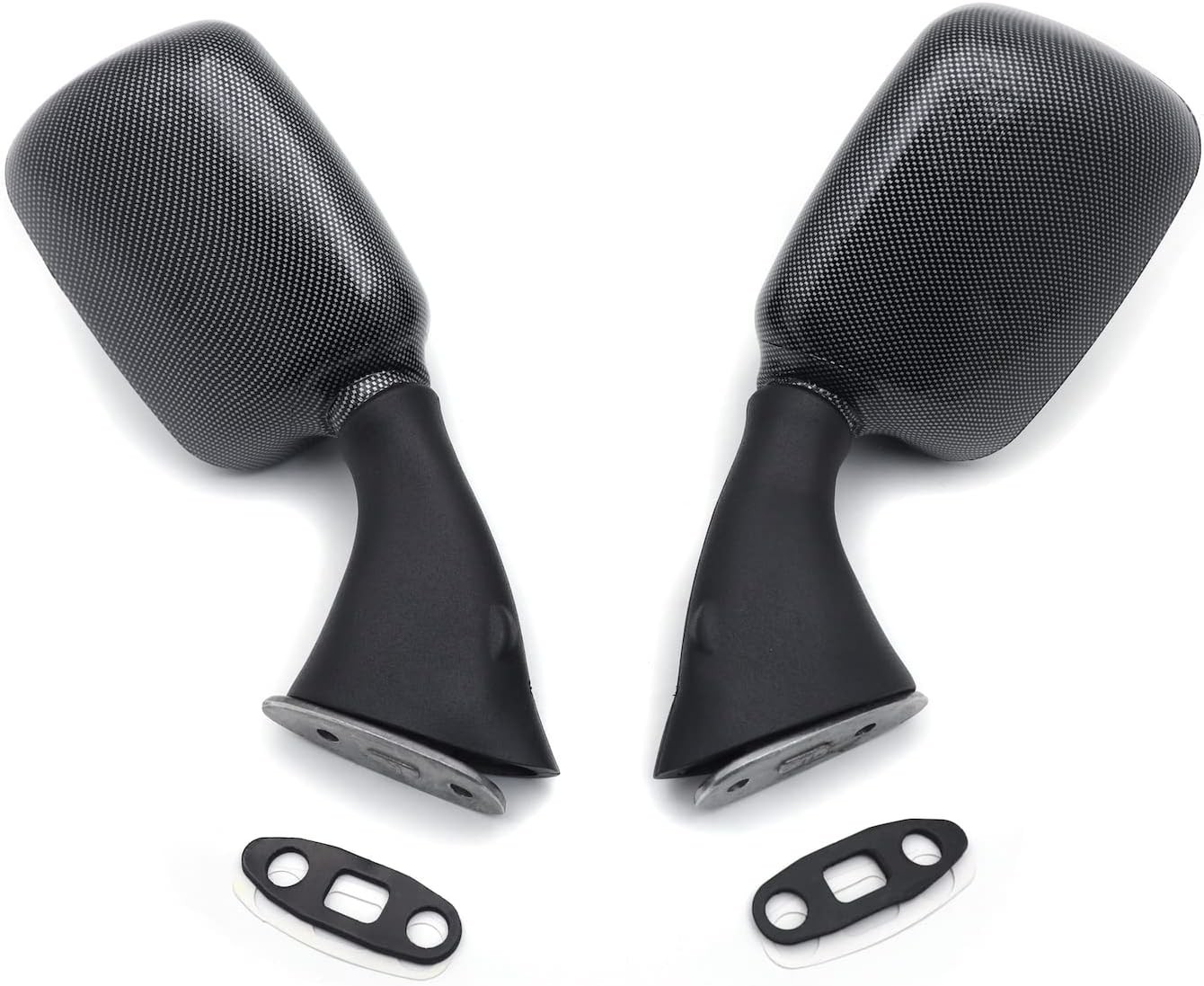 Left& Right Carbon Rearview Side Mirrors For Suzuki GSX1300R HAYABUSA 1997-2020
