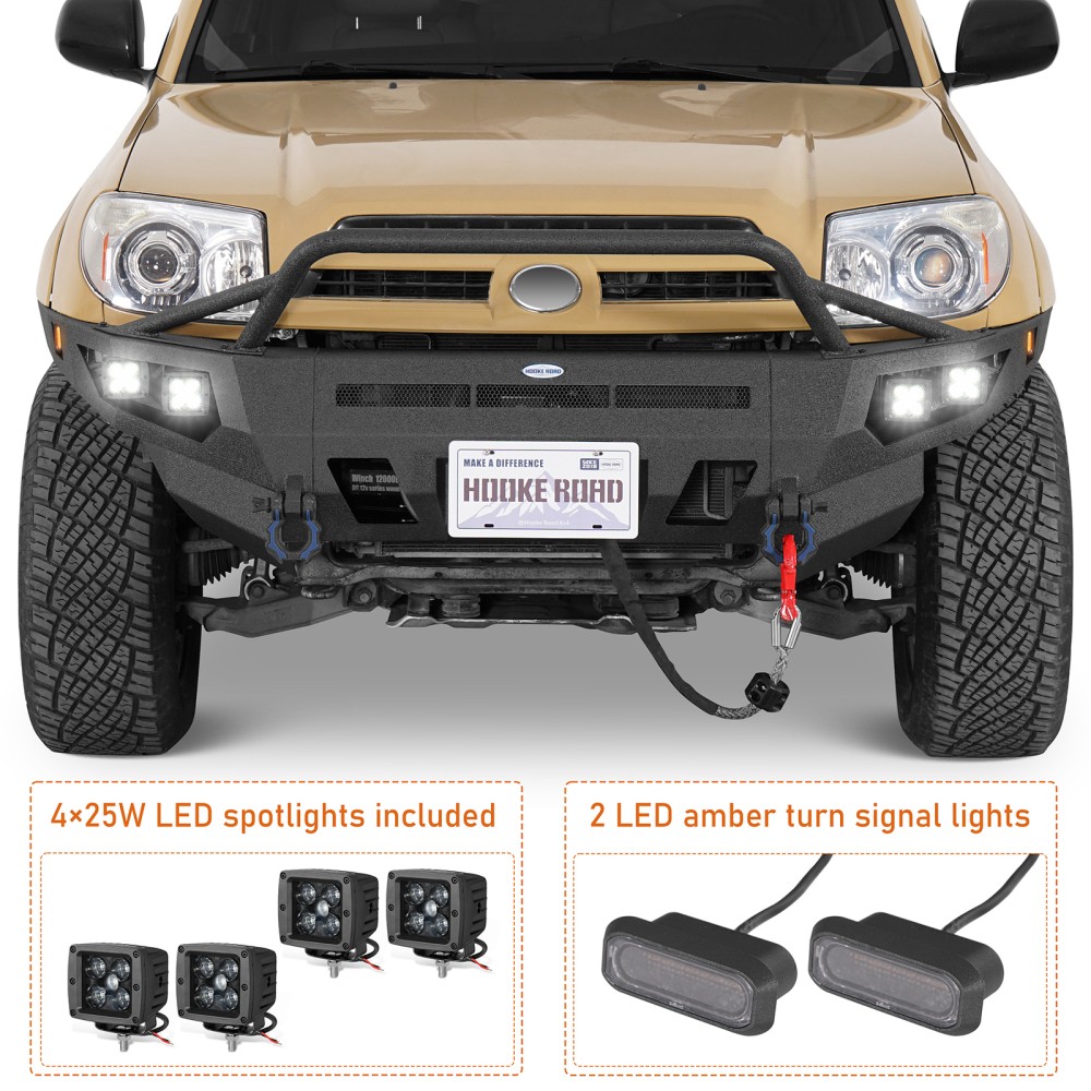 Fit Toyota 4Runner 2003 2004 2005 2006 2007 2008 2009 Full Width Front Bumper