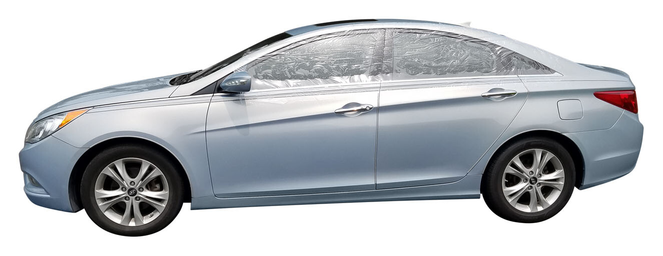 Self-Adhesive Crash Collision Wrap – 3 Mil Clear High Tack (24″ x 100′)