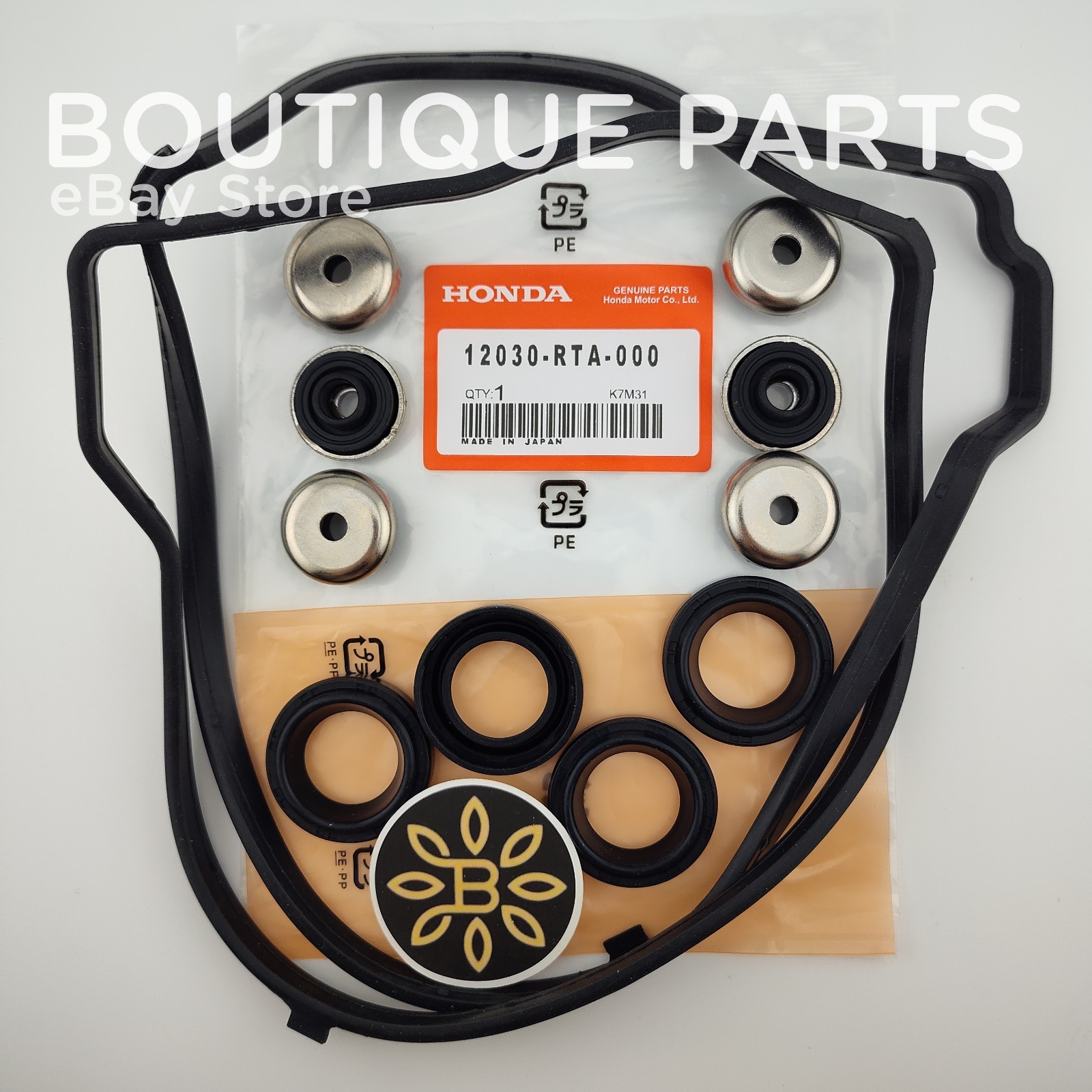Genuine OEM for Honda Acura Valve Cover Gasket Set FULL KIT 12030-RTA-000 JAPAN