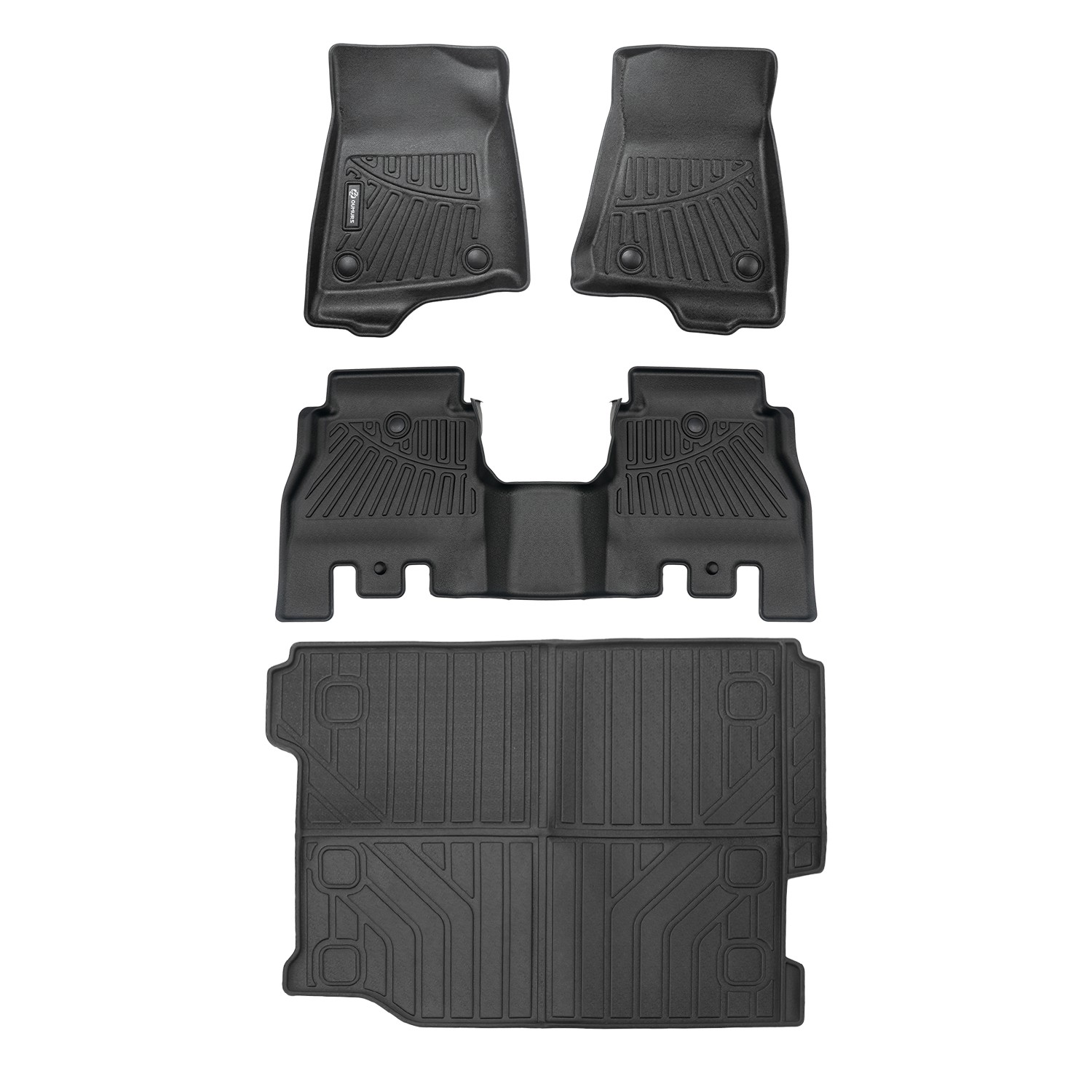 4Pcs Floor Mats & Cargo Liners for 2018-2026 Jeep Wrangler JL Unlimited 4-Door