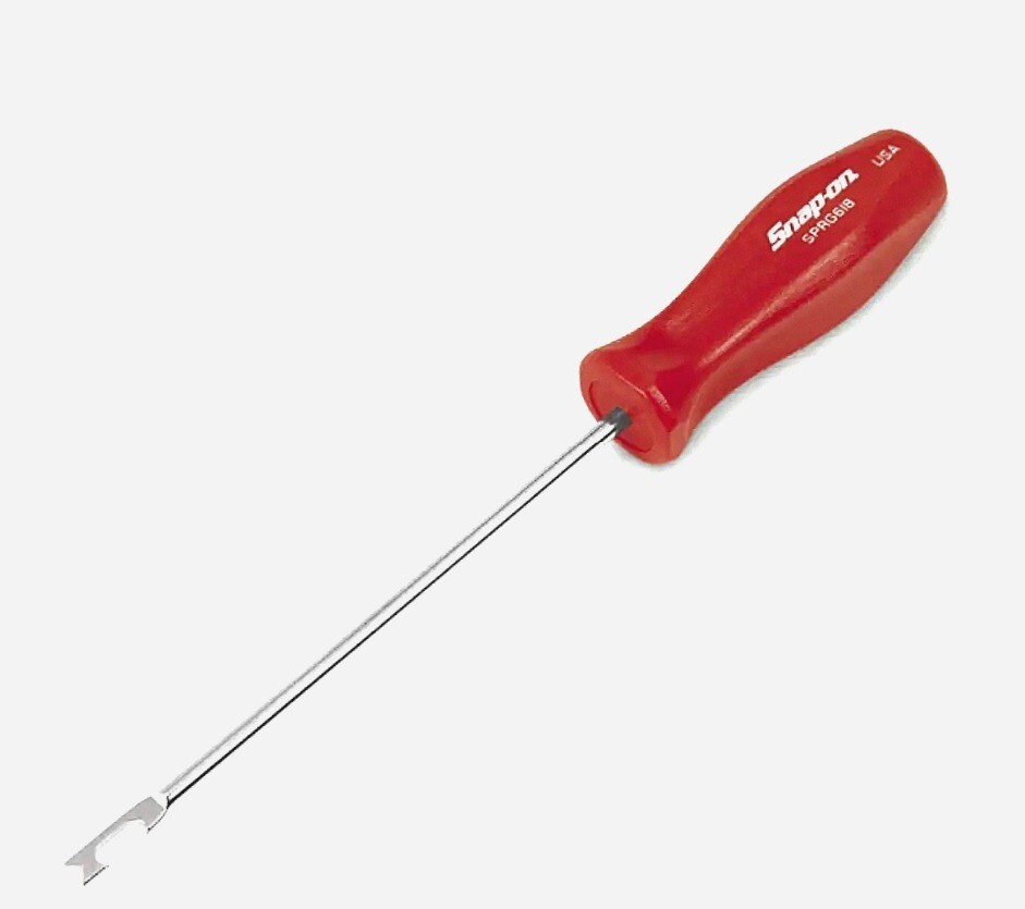 Snap On Tools Pull & Push Spring Tool C&V Groove Red SPRG618R 6″ Shaft USA NEW!!