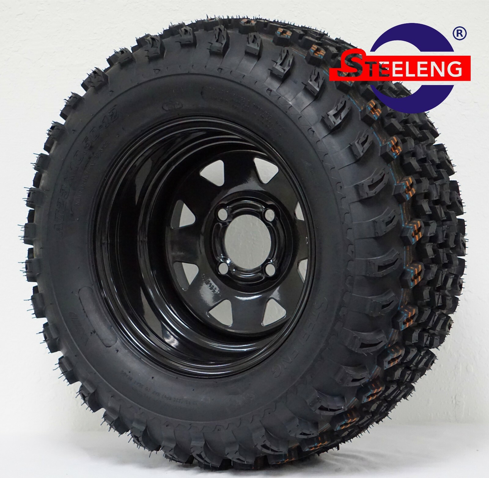 YAMAHA GOLF CART G8/G14/G16/G19/G20 6″ LIFT KIT + 12″ WHEELS and 23″ A/T TIRES