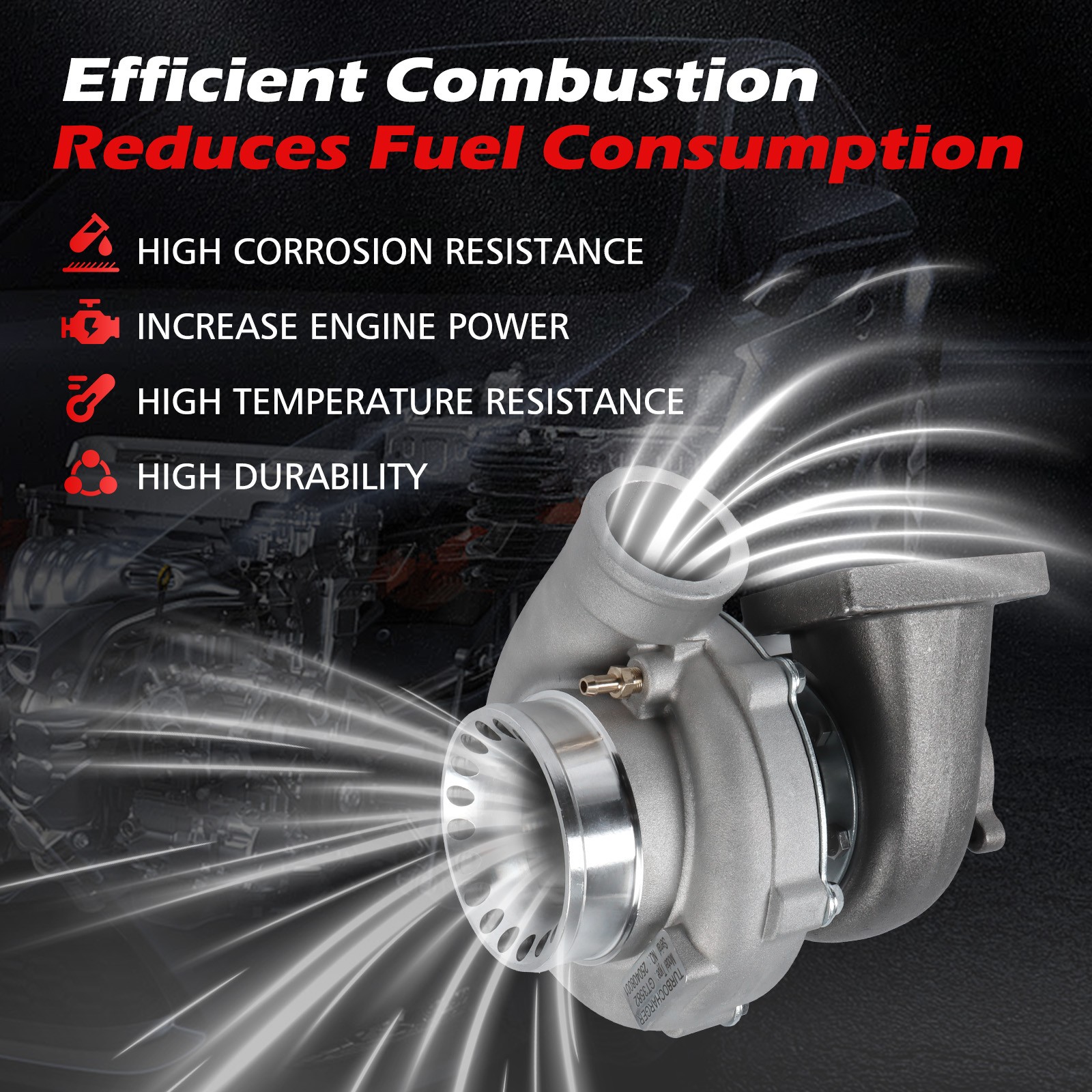 GT35 GT3582 GTX3582 GTX3582R Turbo Charger Anti-Surge For 4/6 cylinder 2.5L-6.0L