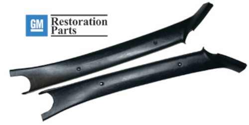 1978-88 NEW GM Interior A Pillar Moldings Painted GM # 20006142 RH & 20006143 LH