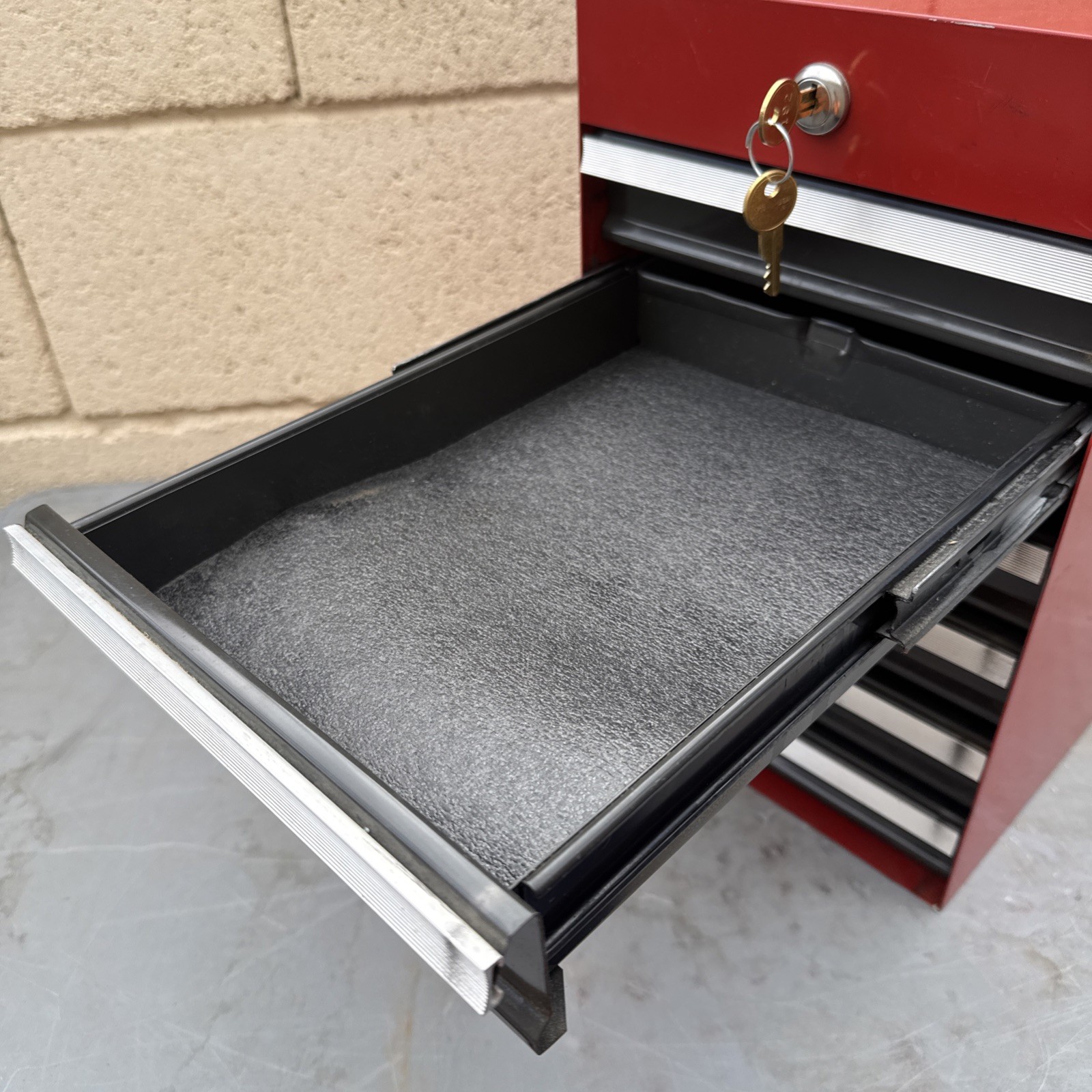 Craftsman USA Red 6 Drawer 15x12x9 Tool Caddy Side Hanging Tool Box Chest 65203