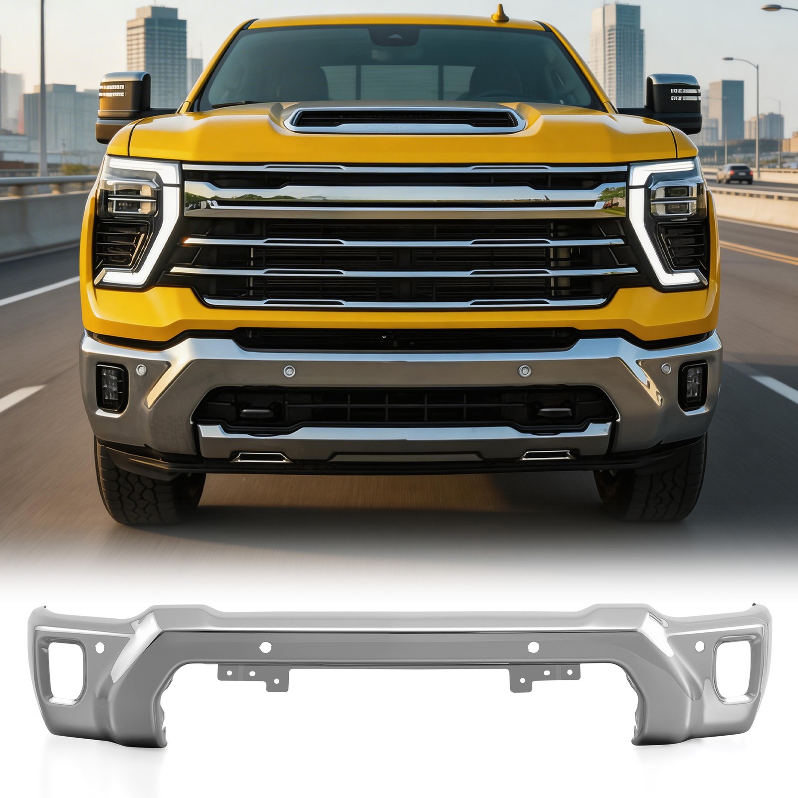 VRC One-Piece Front Bumper For 2024-2026 Chevy Silverado 2500HD / 3500HD