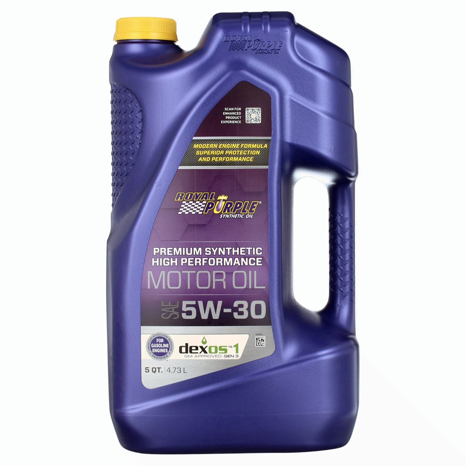 Royal Purple 5W-30 High Performance Synthetic Motor Oil 5 Quart Bott
